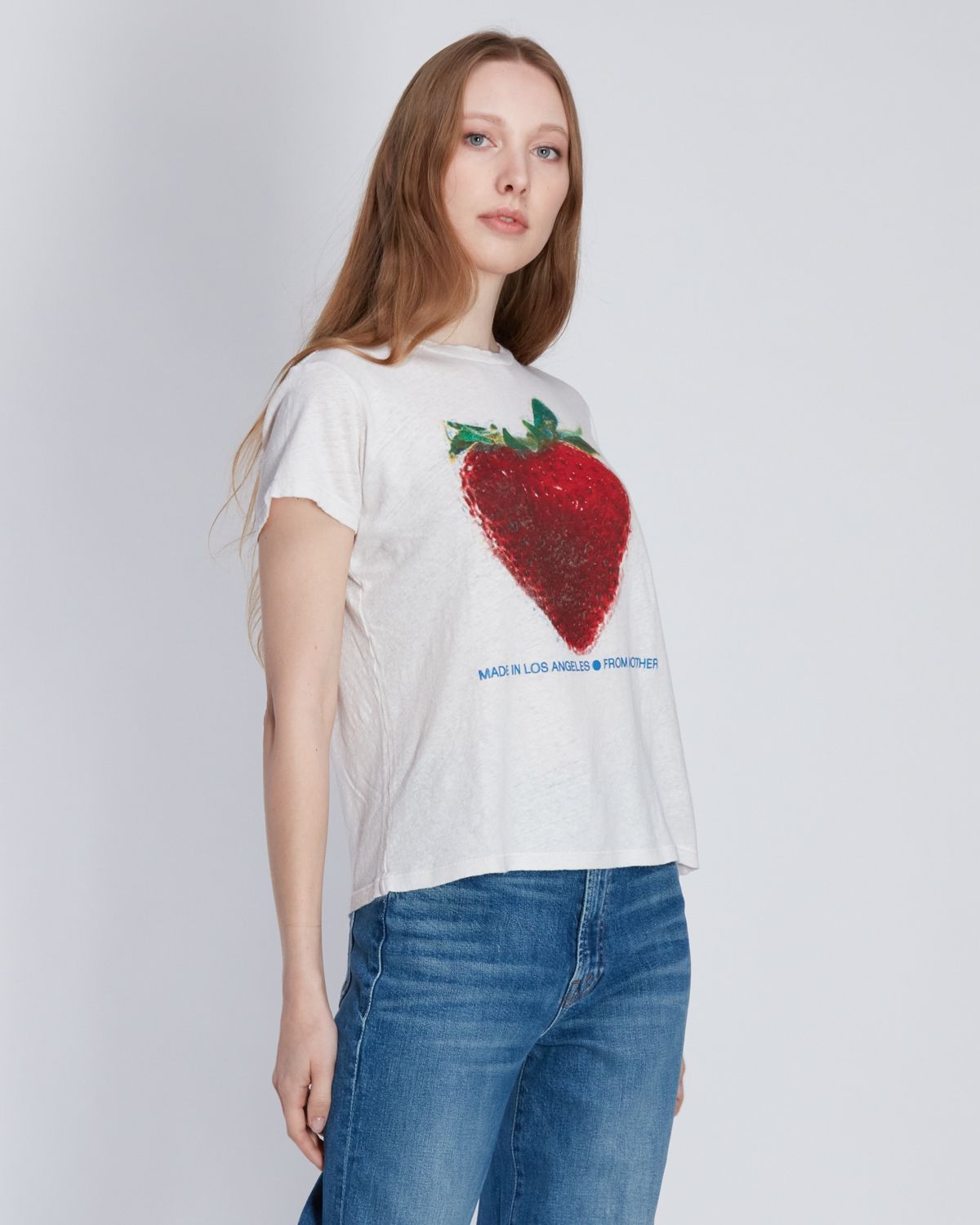 T-shirt con stampa fragola