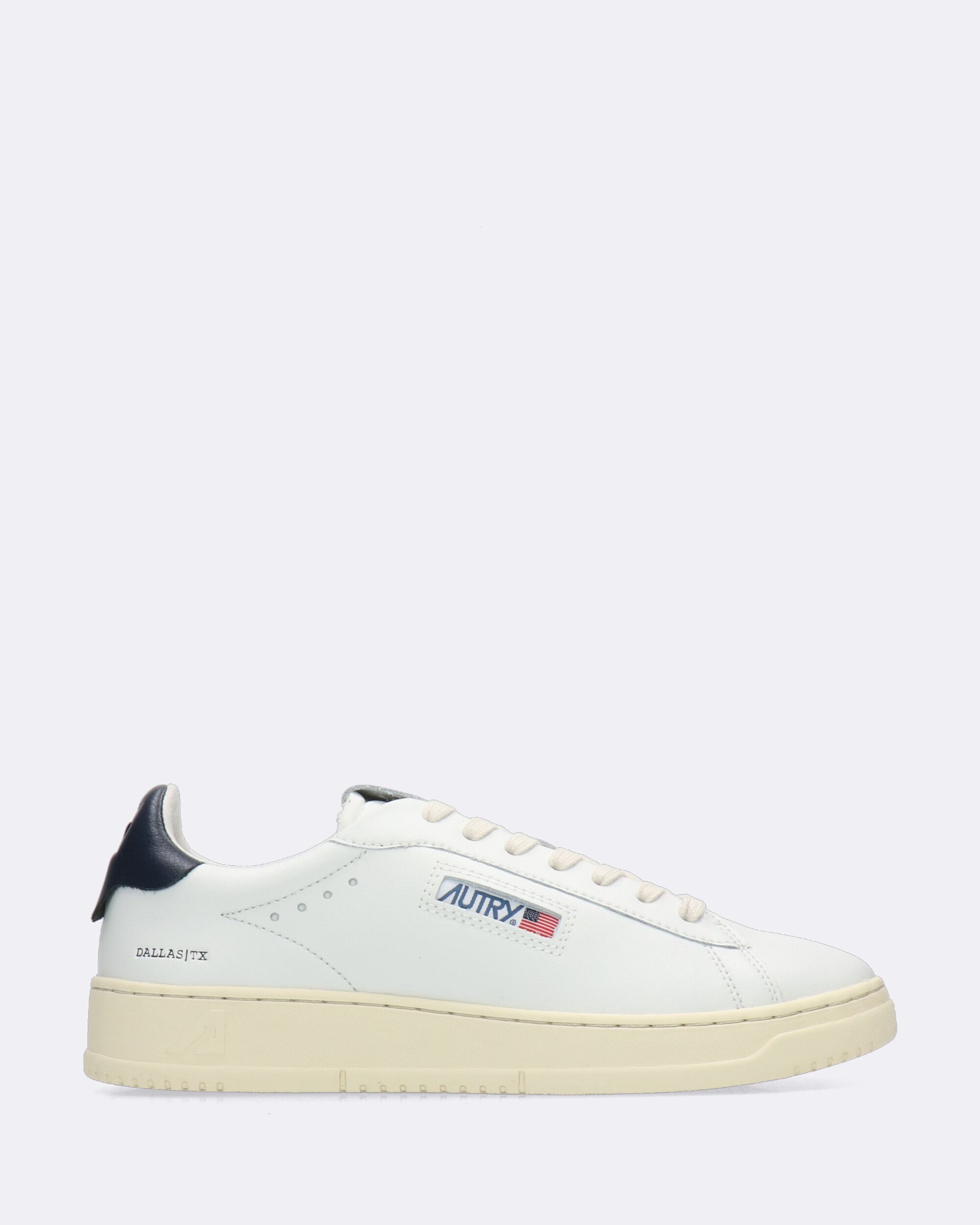 DALLAS LOW MAN LEATHER LEATHER ALL WHITE