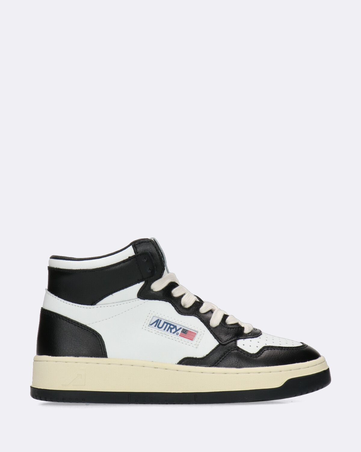 Medalist mid sneakers alta white and black