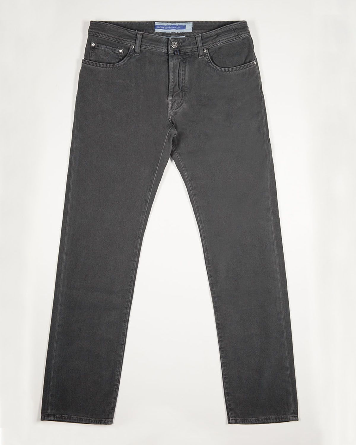 Jeans Bard cotone diagonale garzato piombo