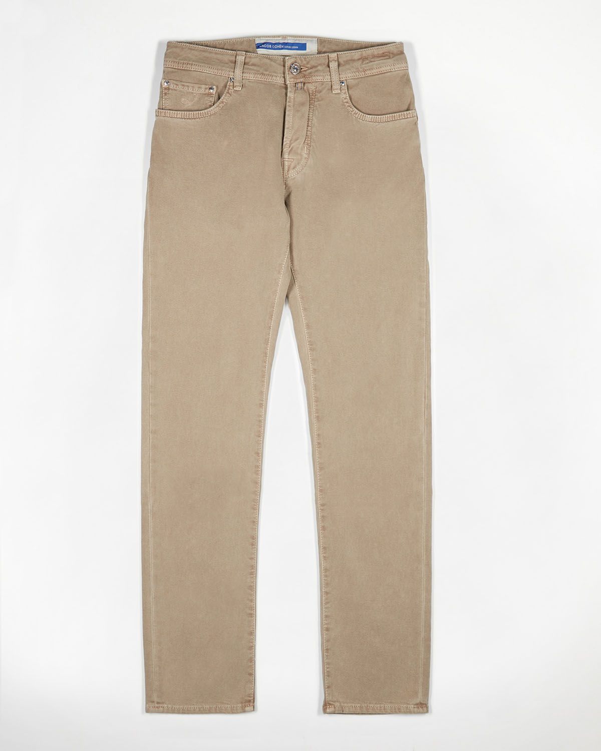 Jeans Bard cotone diagonale garzato color tortora