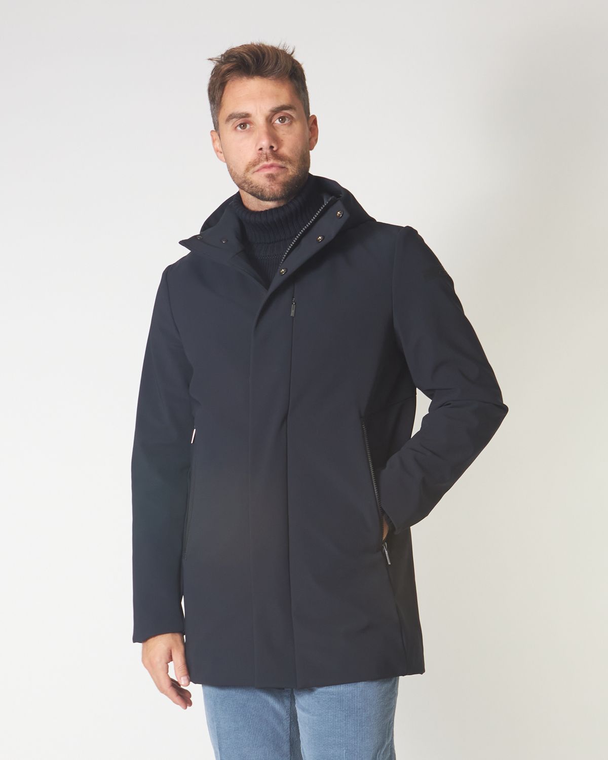 WINTER THERMO JACKET BLUE BLACK